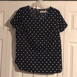 Polka dot dress shirt